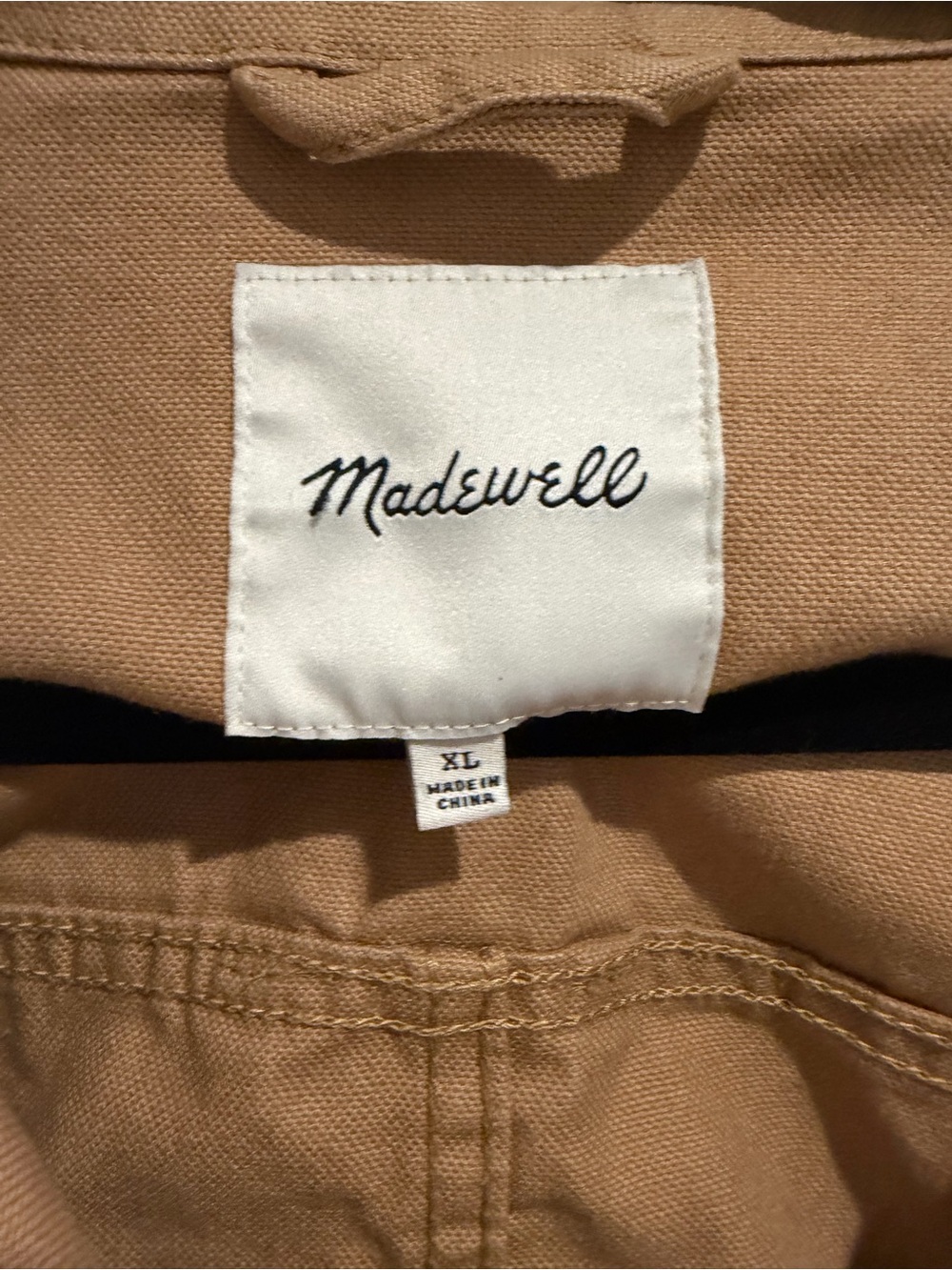 Madewell Cotton Utility Jacket - Tan - Picture 5 of 7